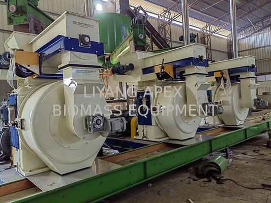 Complete 1-10 Ton/Hour Rubber Wood Pellet Production Line DR650