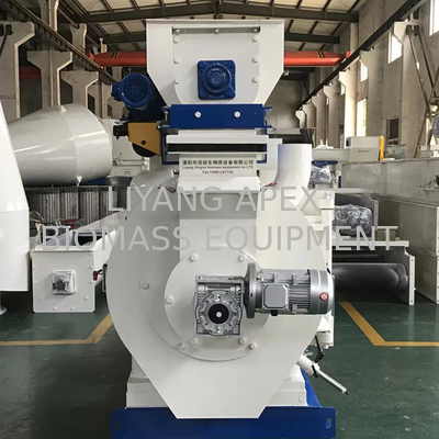 3t/H 2 Rollers Biomass Wood Pellet Mill CE 650 Wood Pellet Press Machine